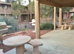 There is a community BBQ and picnic area to enjoy the Sedona Outdoors